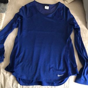 Gorgeous blue mesh women’s Nike shirt